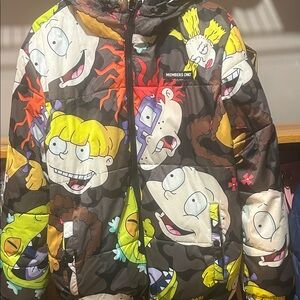 Members Only x Nickelodeon Rugrats Cartoon Character Puffer Jacket